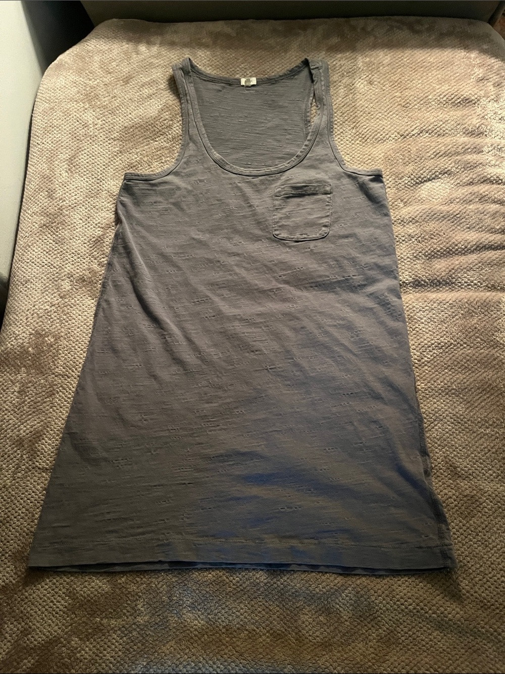 J. Crew women’s Gray dress with Chest Pocket